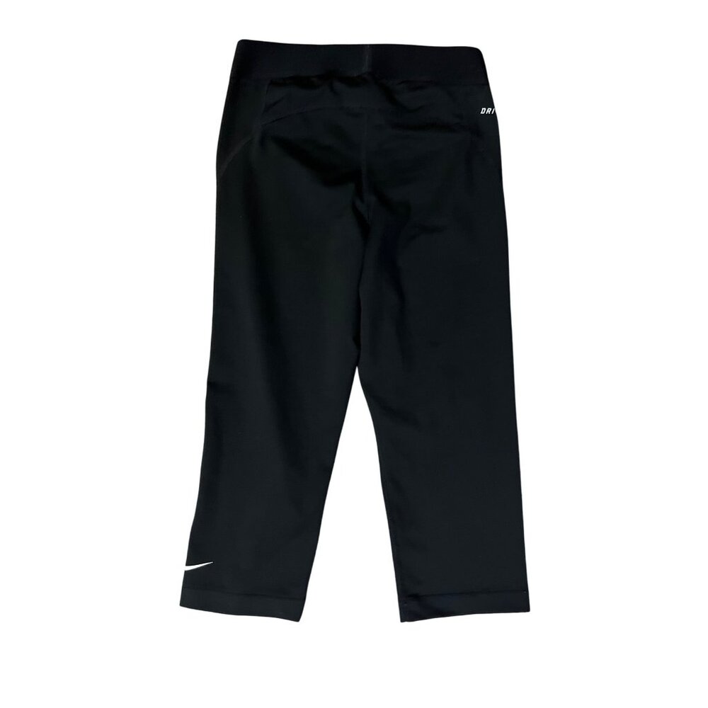 Nike Pro Capri Training Leggings Womens XS Black Dri-Fit Workout Pants Used - Picture 4 of 12